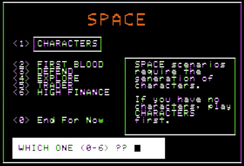 Space : un RPG spatial oublié qui a précédé bien des classiques