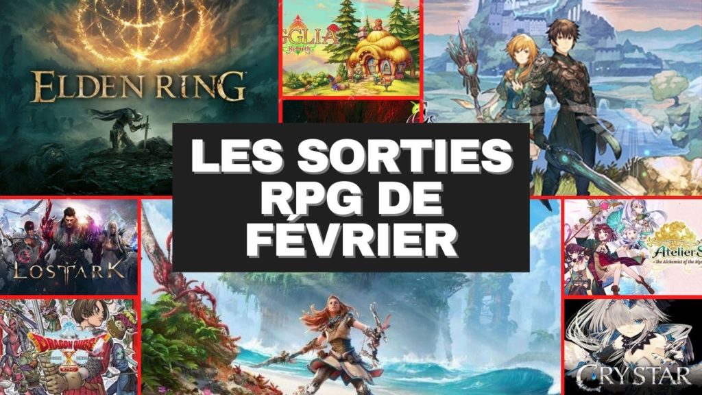 Les sorties RPG du mois de FEVRIER 2022 sur jdrpg.fr