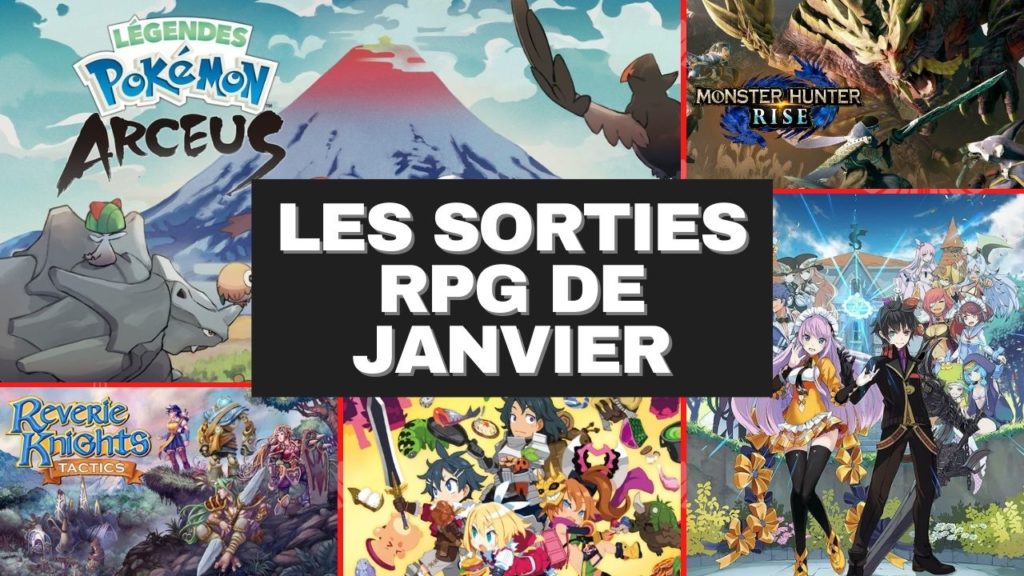 Les sorties RPG du mois de janvier 2022 sur jdrpg.fr