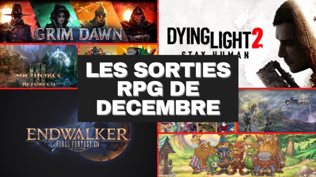 Les sorties RPG du mois de décembre 2021 sur jdrpg.fr